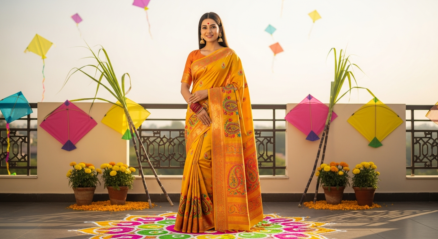 Discover the Best Makar Sankranti Saree